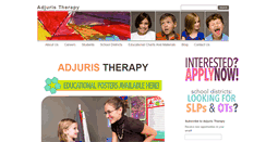 Desktop Screenshot of adjuristherapy.com