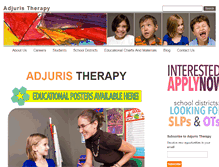 Tablet Screenshot of adjuristherapy.com